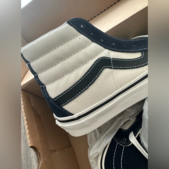 VANS SK8-HI OG Navy White Black - Picture 2 of 12